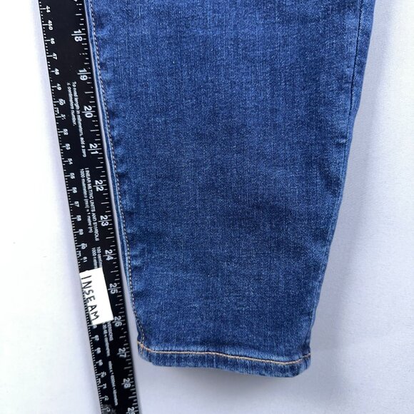 American Eagle Curvy Jegging Jeans Women Size 16 Regular Next Level Stretch Blue - Picture 9 of 12